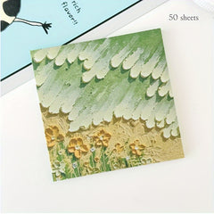 Painting Postit Index Sticker Landscape Memo Book