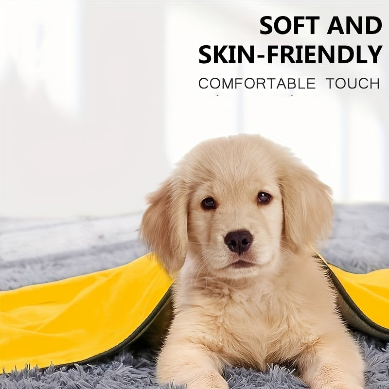 Pet Towels with Hand Pockets - Grooming & Drying