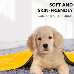 Pet Towels with Hand Pockets - Grooming & Drying