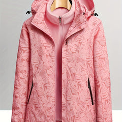 3 in 1 Fleece Liner Warm Punch Jacket Casual Waterproof Windproof Jacket