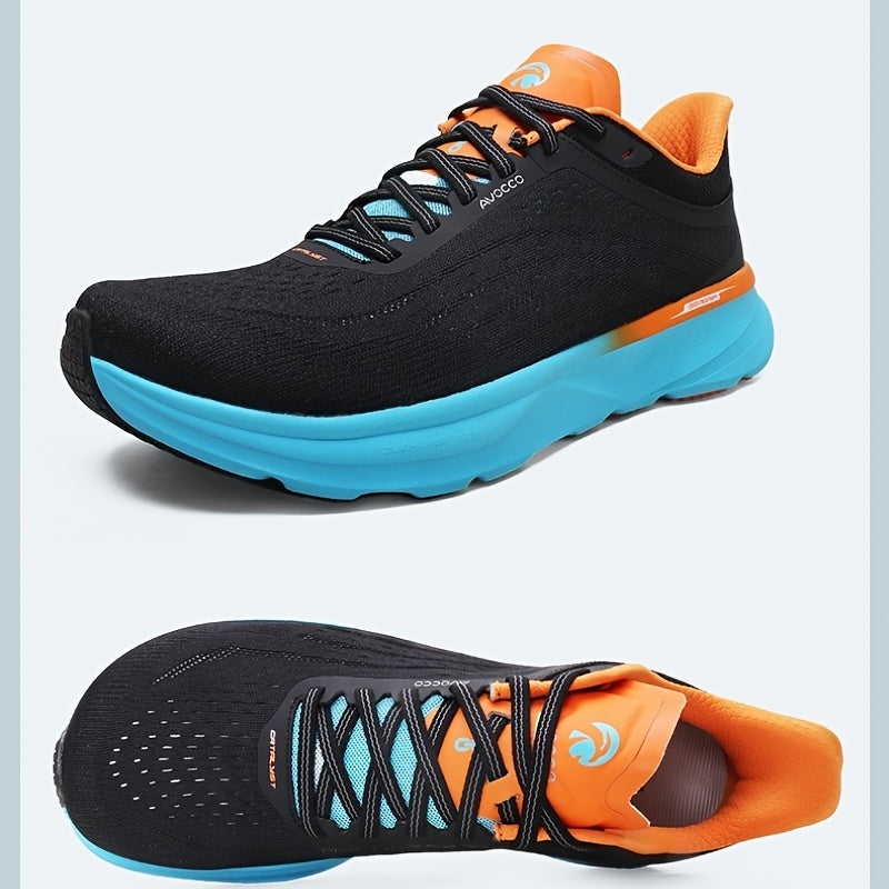 Men's Breathable Running Shoes Lace Up Comfy Soft Sole Sneakers