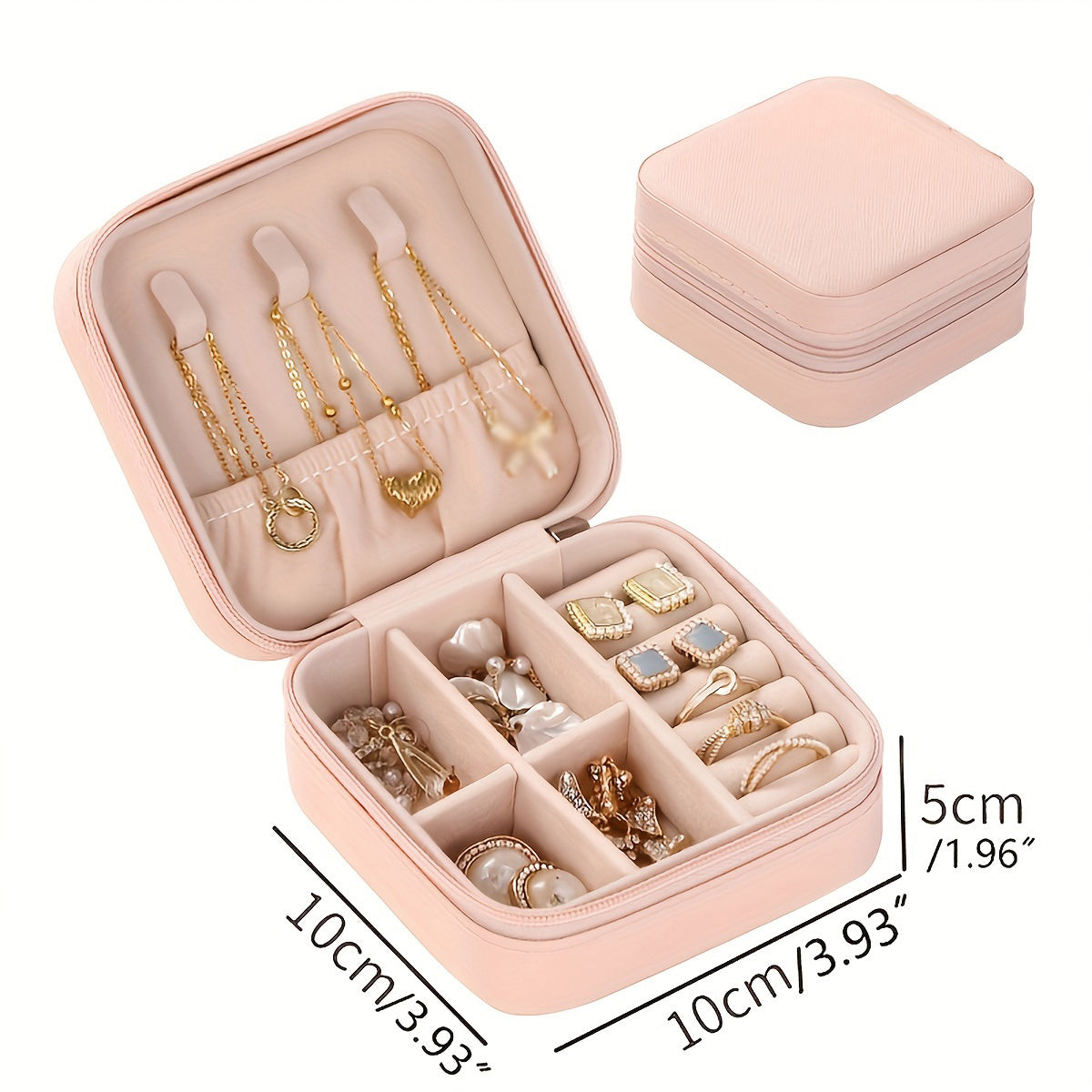 Portable Jewelry Organizer: Travel-Friendly Storage Box