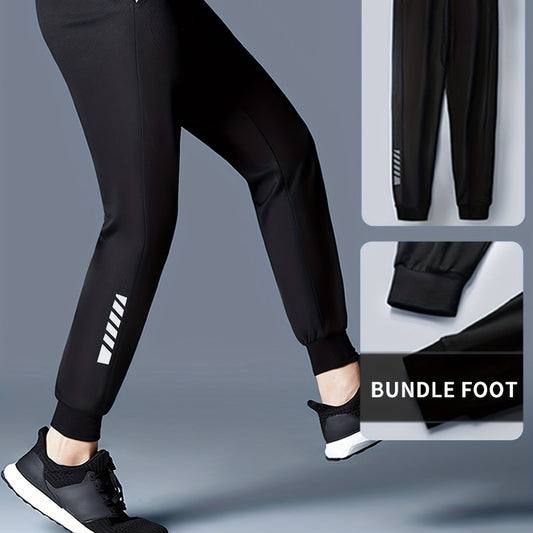 Men's Mesh Athletic Track Pants with Pockets for Gym and Running
