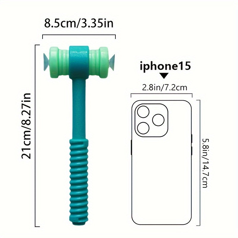 Hoojojo Suction Cup Knock Hammer for Classroom Games