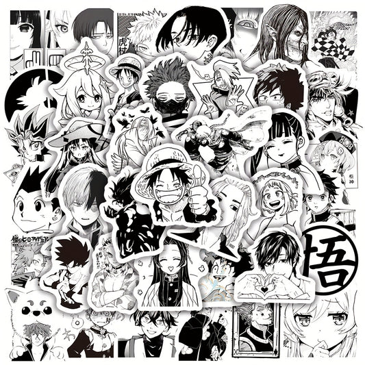 50pcs Anime Series Graffiti Stickers Waterproof Decorative DIY Creative Toys