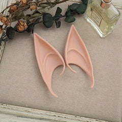 2pcs Elf Latex Ears Halloween Cosplay Costume Props Dress Up Accessories