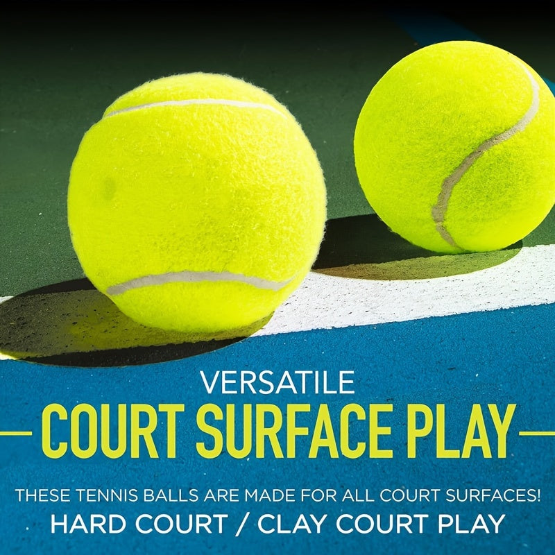 3pcs Low-Pressure Tennis Balls for Training Practice
