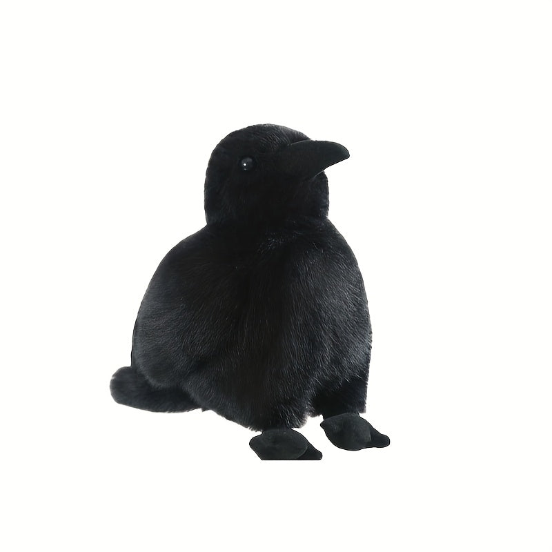Realistic Crow Stuffed Animal Soft Plush Bird Toy Gift