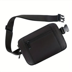 Adjustable Strap Mini Waist Bag Unisex Cow Leopard Grain