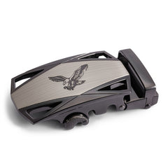 Men's Cowhide Belt with Automatic Buckle for Business & Casual