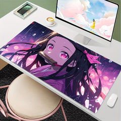 Beauty Gaming Mousepad Keyboard Pad Anti Slip Office Mouse Pad Desk Mat