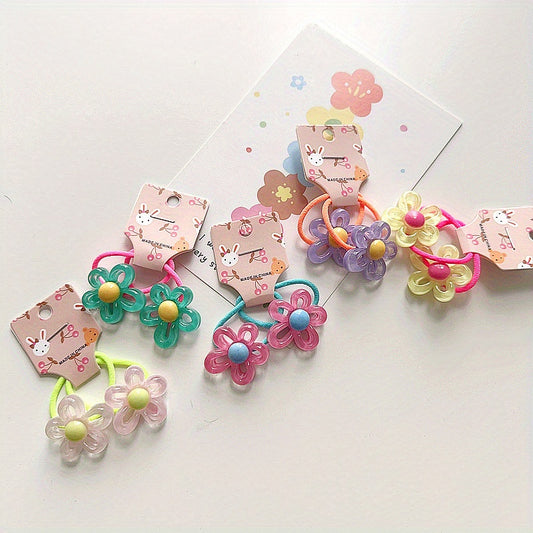 Cartoon Princess Hair Ties - Cute Hair Accessories for Girls