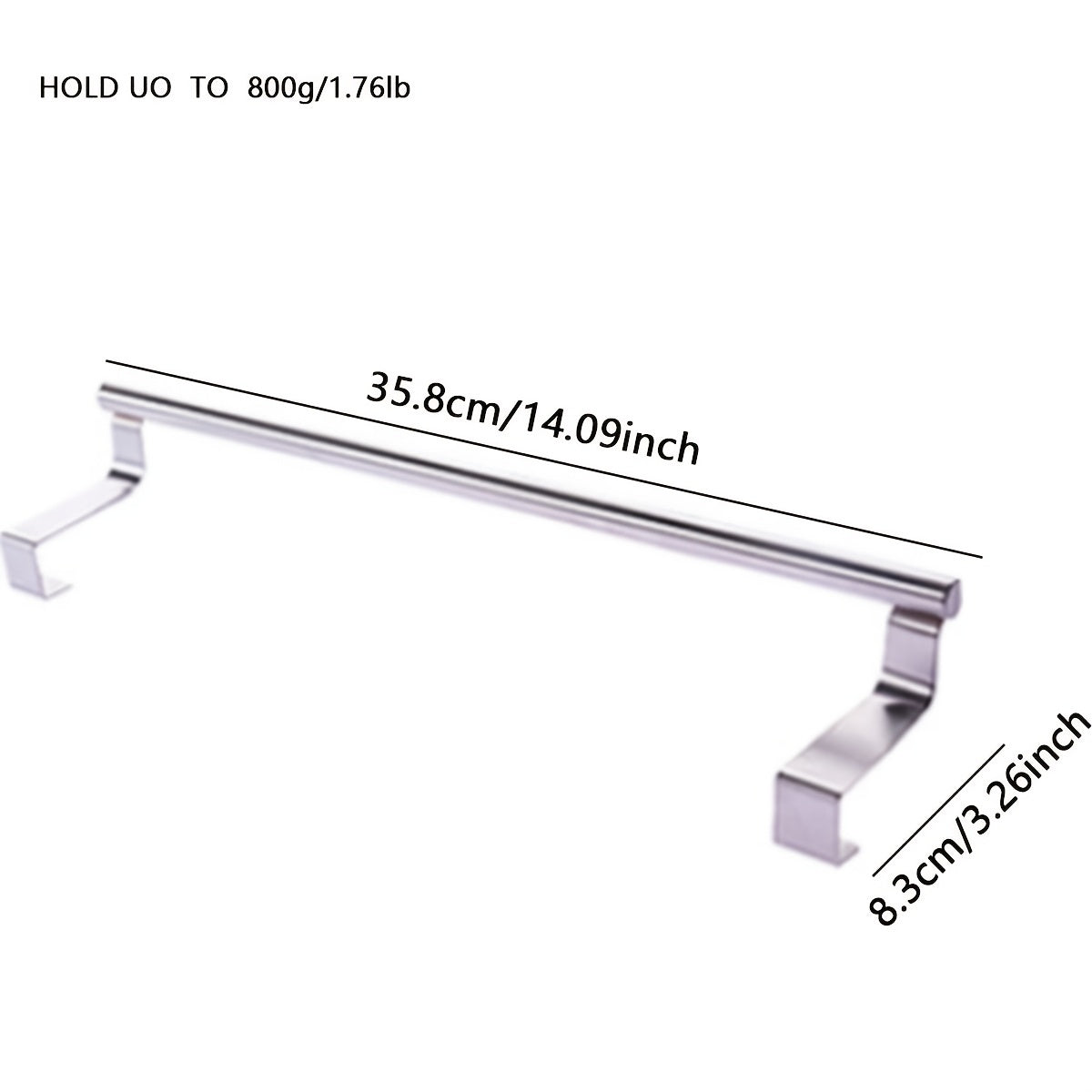 Single Pole Towel Rack Cabinet Door Back Cloth Hanging Rack Bathroom Towel Rack