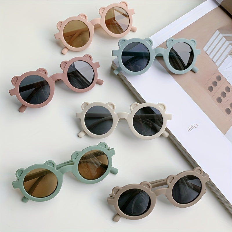 Cartoon Bear Ear Frame Sunglasses Sun Protection Decorative Accessories