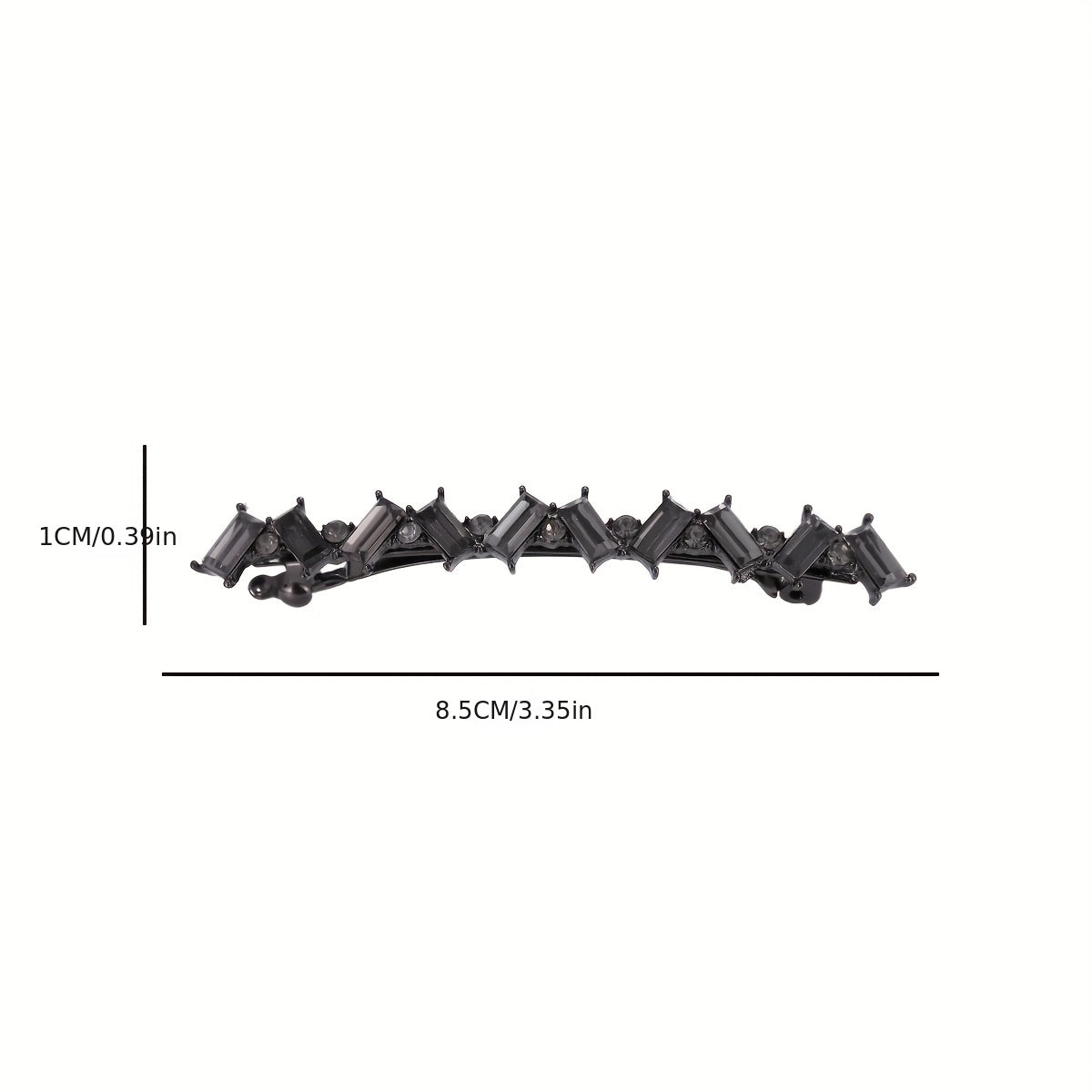 Crystal Hair Clip Retro Style Side Clip Headwear Hair Barrette For Women Girls