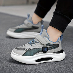 Kid's Chunky Shoes Non Slip Patchwork Sneakers - Hook & Loop Fastener
