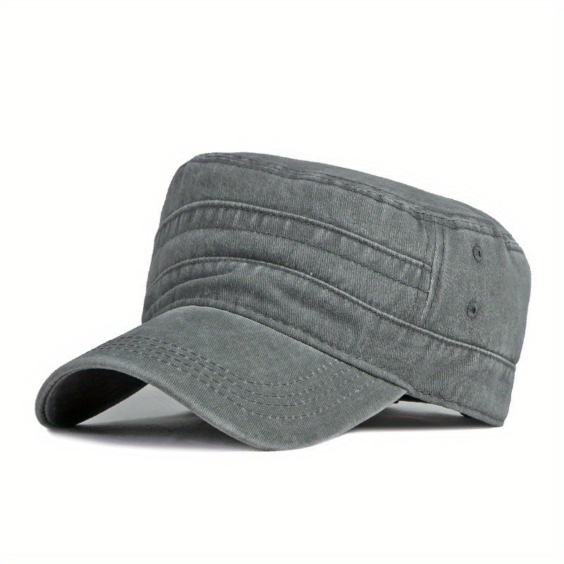 Casual Cotton Military Cap - Stay Stylish & Protected