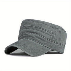 Casual Cotton Military Cap - Stay Stylish & Protected