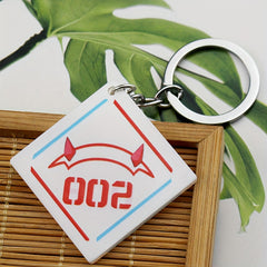 National Team 02 Square Double X Acrylic Keychain