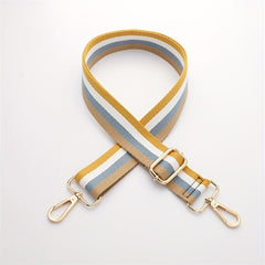Adjustable Shoulder Strap Striped Pattern Bag Replacement Belt