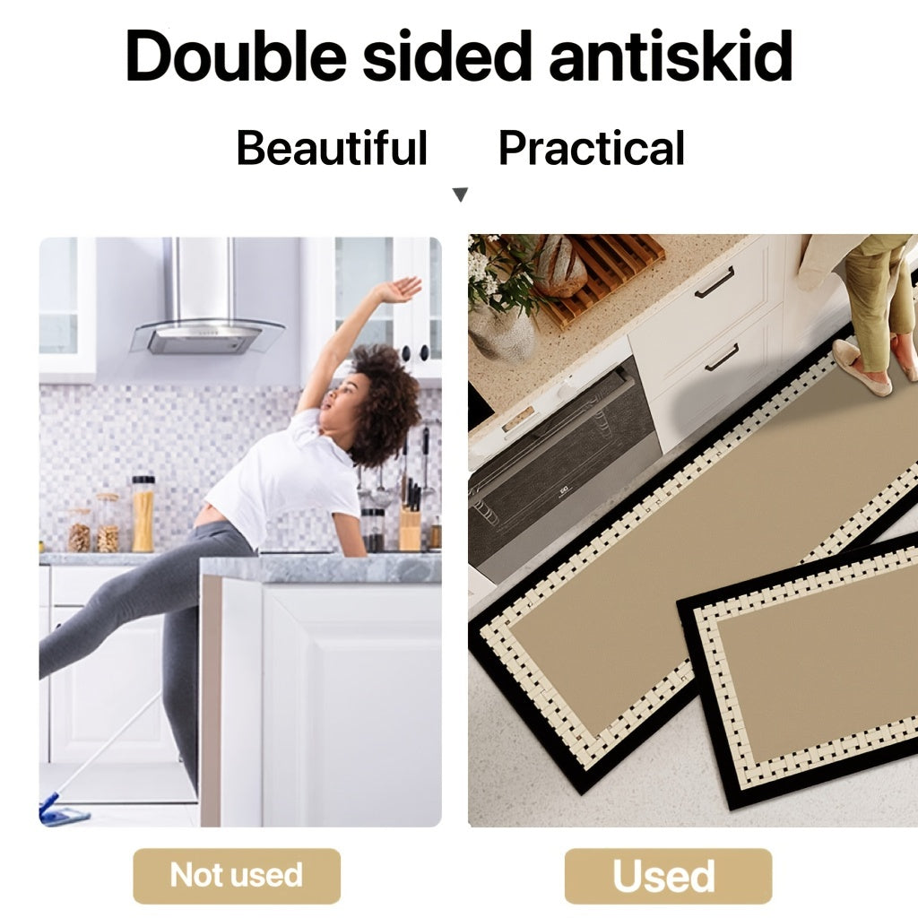 24x16in Anti Slip Diatomaceous Floor Mat for Kitchen Areas