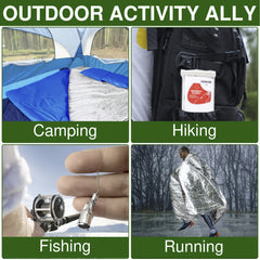 Emergency Survival Thermal Blanket for Camping Tents Sleeping Bags