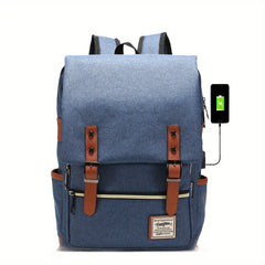Casual Minimalist Flap Backpack All Match Laptop Rucksack Women's Travel Bag