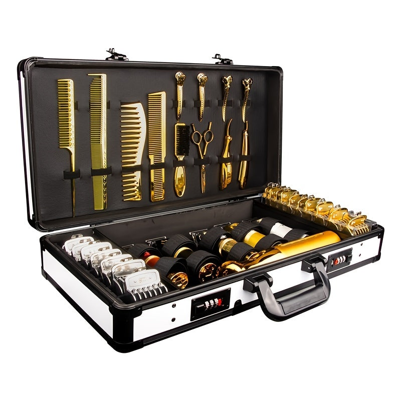 Hairdressing Tool Storage Box Aluminum Carrying Case Makeup Organizer