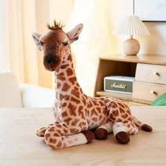 Realistic Giraffe Plush Stuffed Animal Soft Polyester Fiber Home Decor Gift