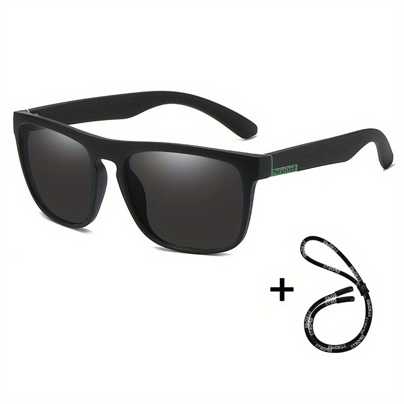 Men's Polarized Cycling Sports Sunglasses with Strap