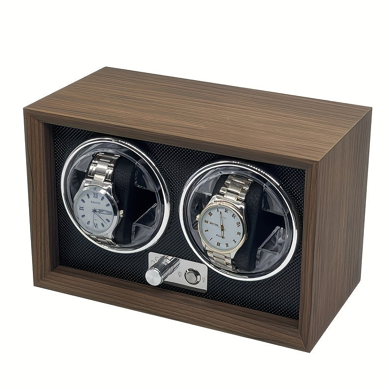 Wood Retro Automatic Watch Winder for Wine Cabinet