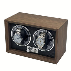 Wood Retro Automatic Watch Winder for Wine Cabinet