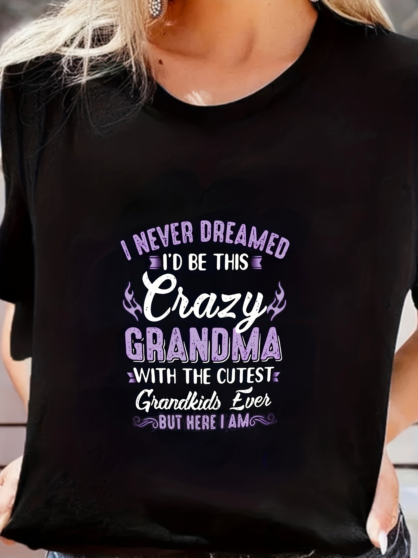 Crazy Grandma Short-Sleeved T-shirt