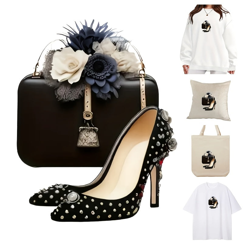DIY Heat Transfer Stickers for Bags & High Heels