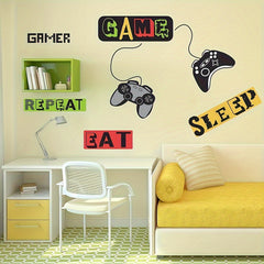 Gaming Wall Decals Vinyl Stickers for Room Decor