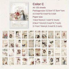 Vintage Scrapbook Paper for Bullet Journals & Art Journaling