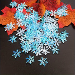 Winter Christmas Glitter Snowflake Confetti Pack - Wedding Party Birthday Decor
