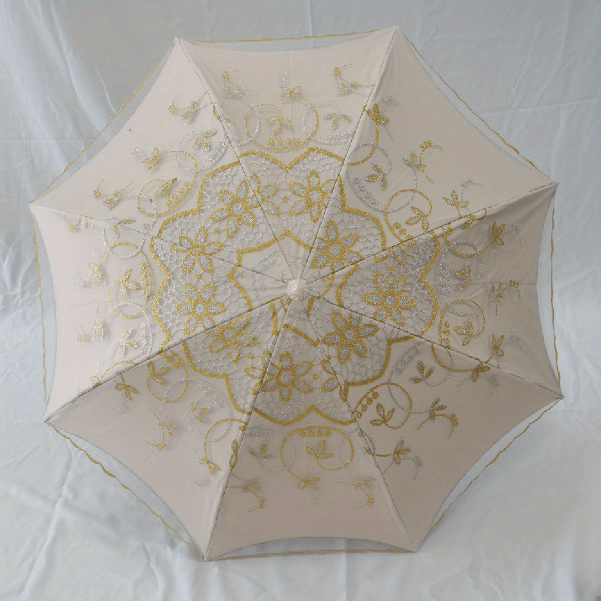 Floral Lace Manual Umbrella Princess Women's UV Protection