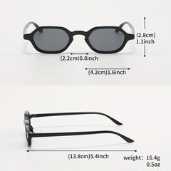Y2K Geometric Sunglasses HipHop Anti Glare UV400