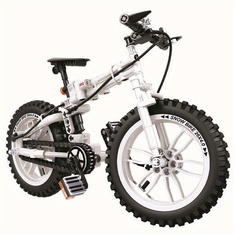 DIY Mountain Bike Building Blocks Set Educational Model Kit