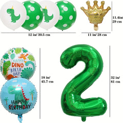 Dinosaur Birthday Balloons Dinosaur Party Decorations Dinosaur Balloon Sets