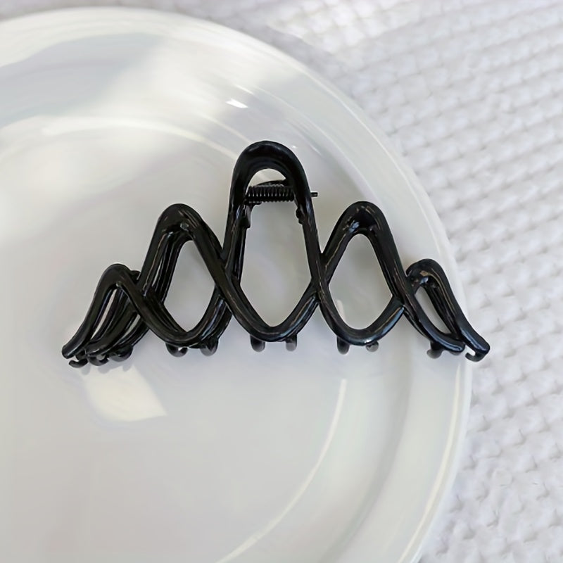 7pcs Metal Hair Claw Matte Shark Claw Hair Accessories