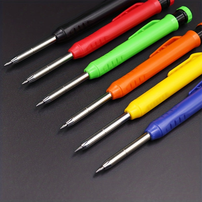Carpenter Mechanical Pencil Red Yellow Leads Plumbers
