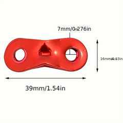 20PCS Aluminum Rope Tensioners for Camping Hiking Tent Accessory