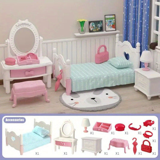 Doll Furniture Dollhouse Accessories Mini Housewarming DIY