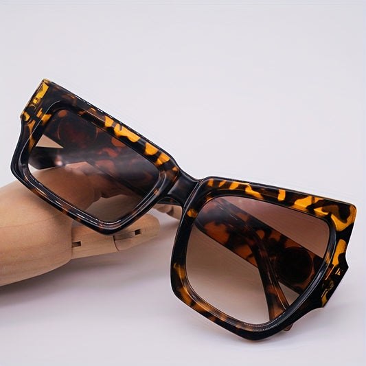 Thick Frame Sunglasses Y2K Punk Eyeglasses Women's Driving Eyewear