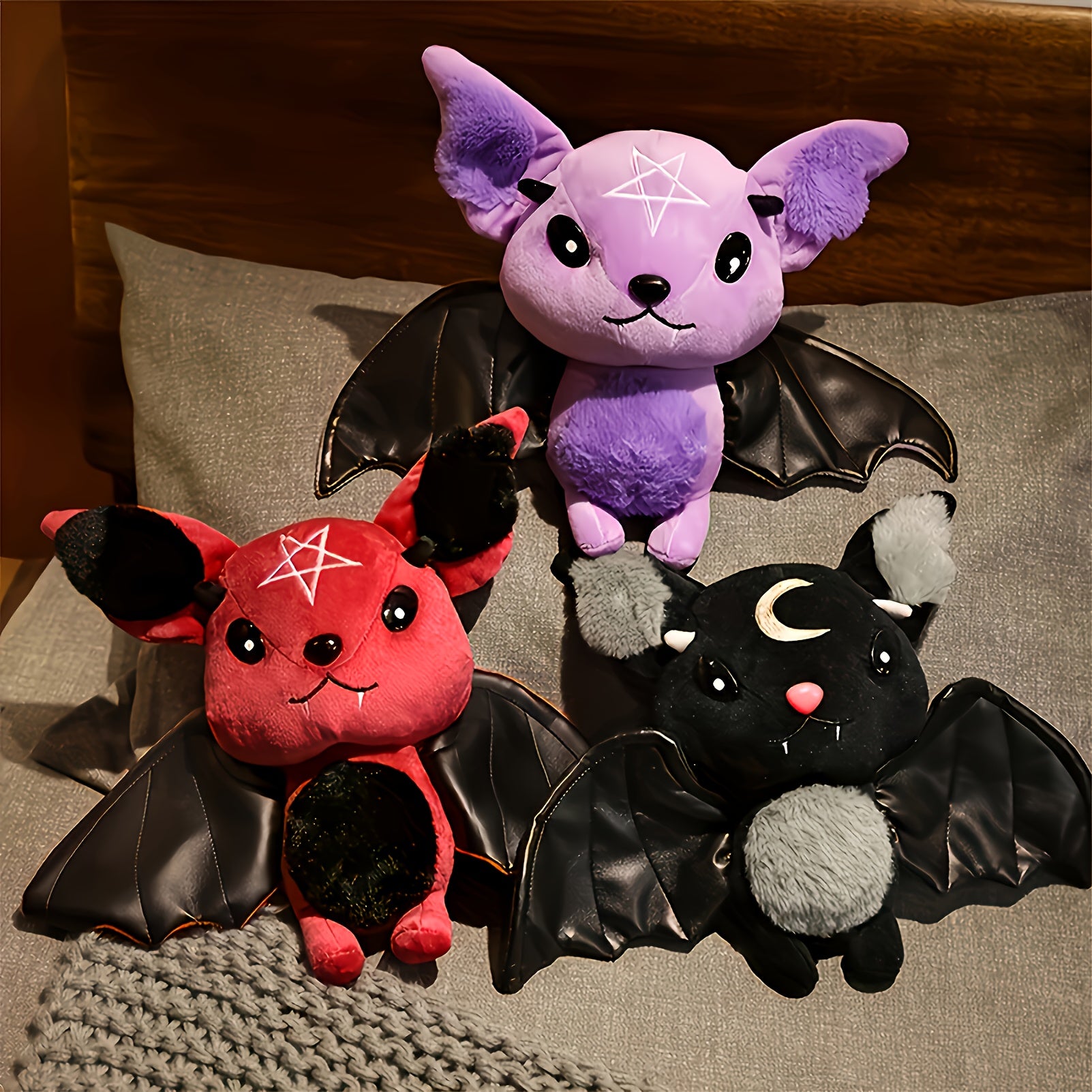 Halloween Bat Plush Toy Soft Stuffed Animal Perfect Gift