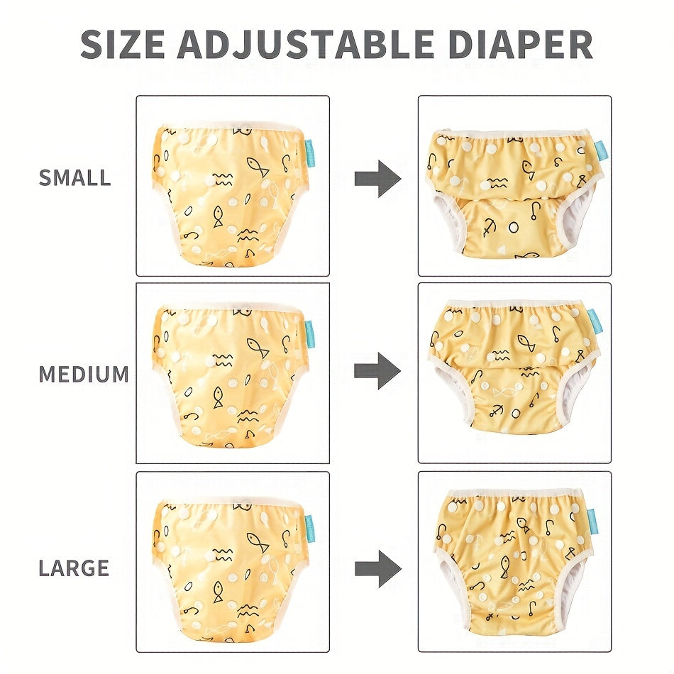 Baby Summer Waterproof Adjustable Cloth Diapers Pool Pant Swimming Diaper