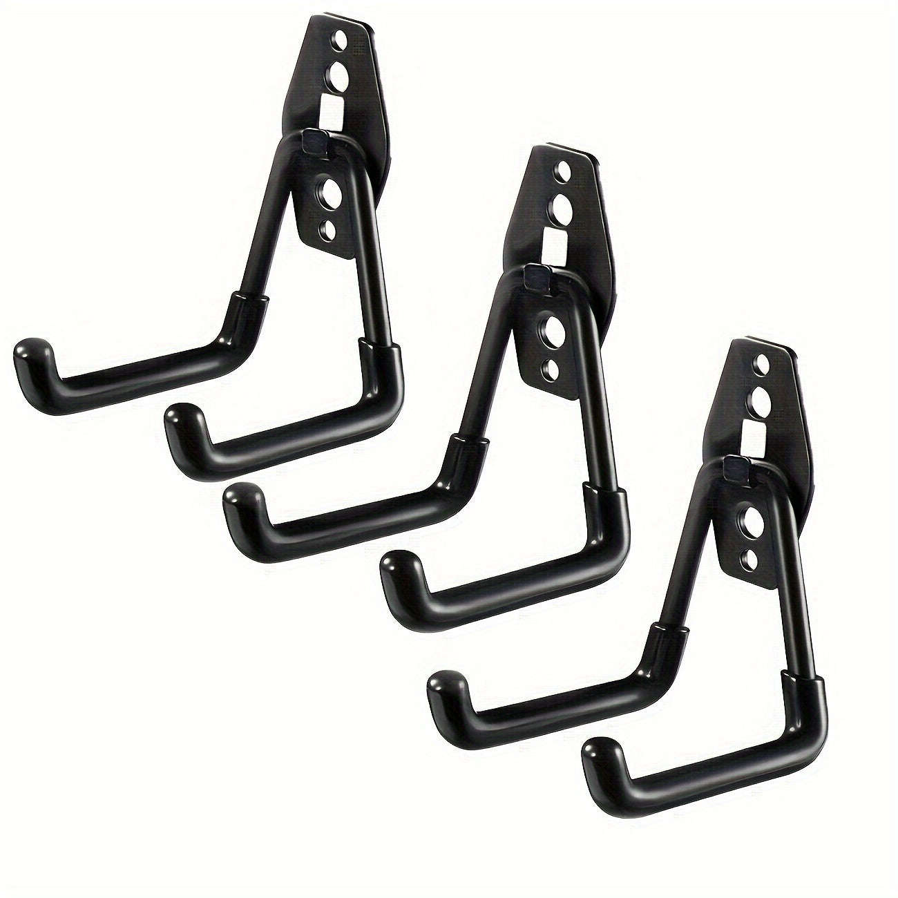 3pcs Heavy Duty Wall Hook Garage Tool Holder Helmet Hook Wall Mounted