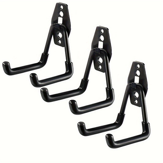 3pcs Heavy Duty Wall Hook Garage Tool Holder Helmet Hook Wall Mounted